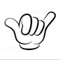 Mickey Mouse Hand Aufkleber
