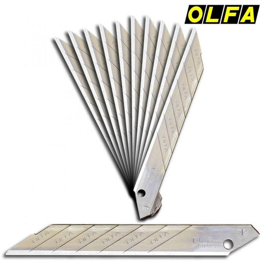 OLFA® SAC-1 30° | Ersatzklingen für Folienmesser Grafikmesser | 10er Pack